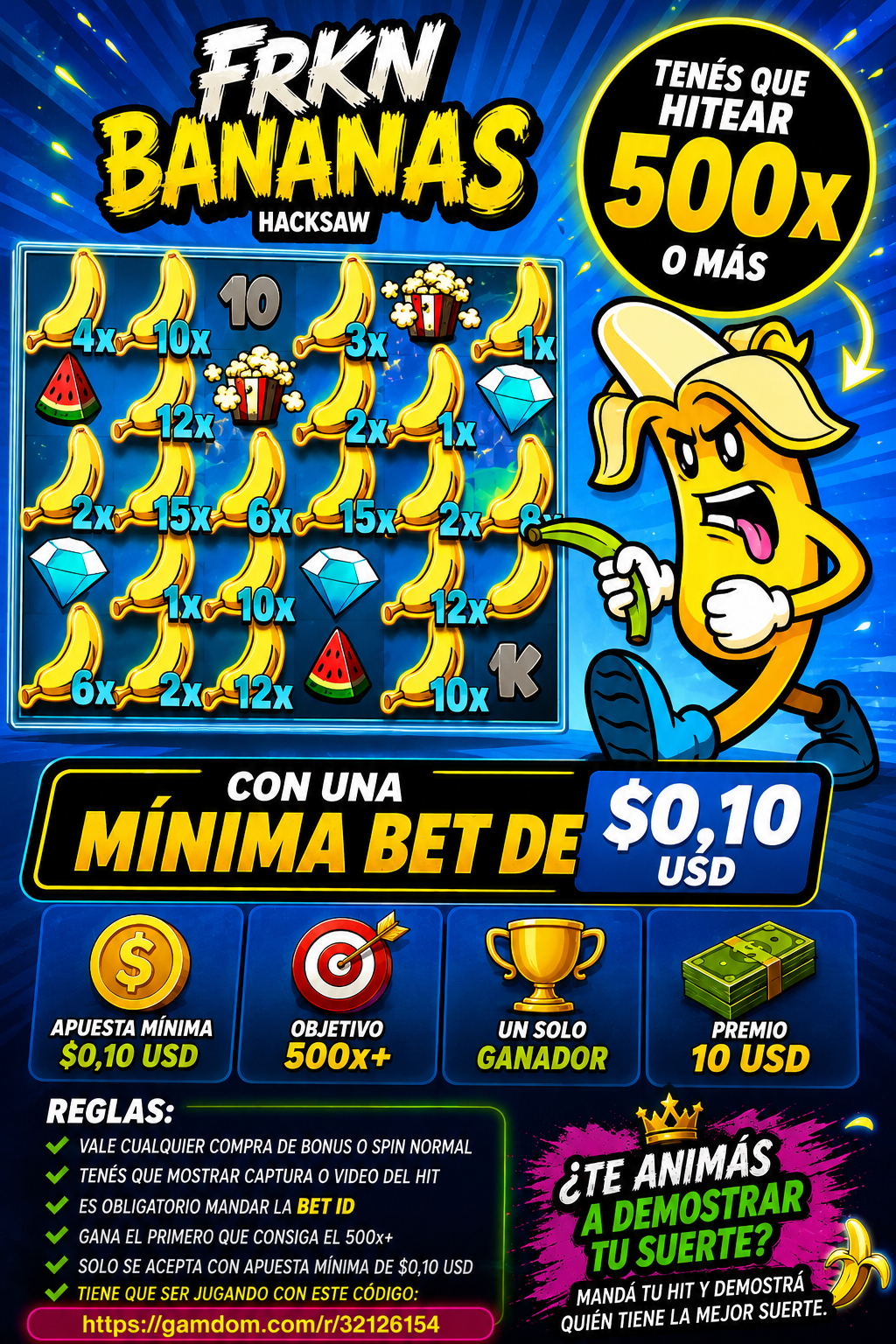 Flyer Slot Challenge Gamdom